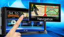 The built-in NAVTEQ mapping keeps you on track.