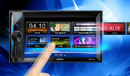 Intuitive touch screen that hides when not in use.