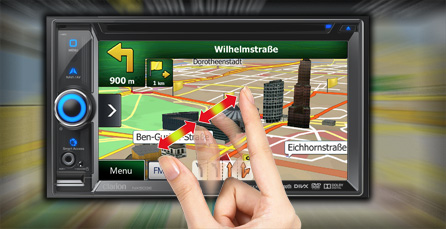 Multi-touch operation for intuitive zoom-in and zoom-out