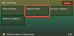 2. Pritisnite »Import Data« (Uvozi podatke).