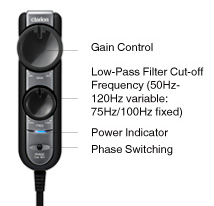 New wired remote control for full control over sound
