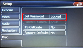 <b>Step 9:</b>
Select the Set Password Option.